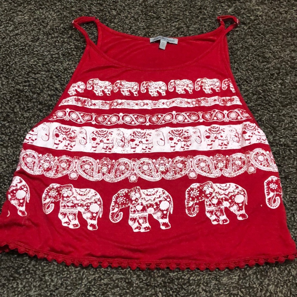Elephant crop top